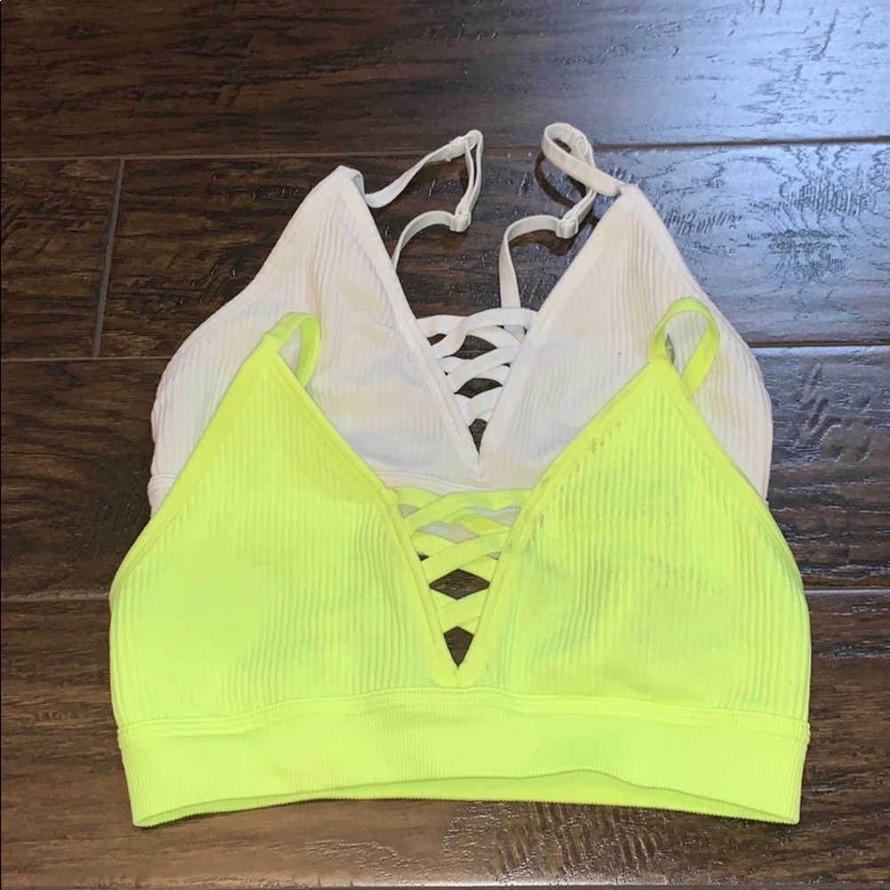 vs PINK bralettes